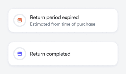 Return end states